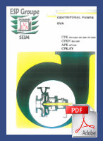 Pompes centrifuges EVA - Téléchargement PDF (version anglaise)